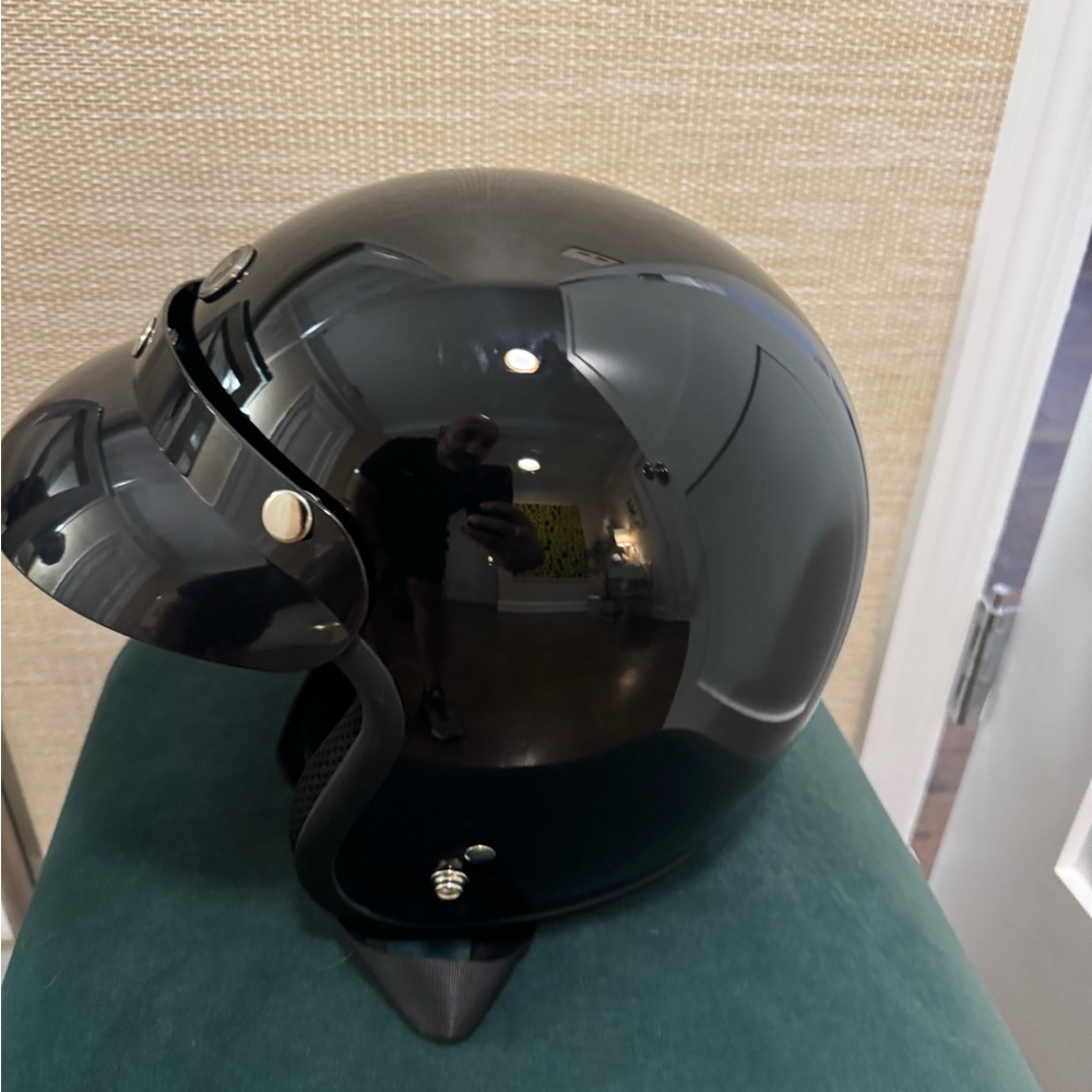 Black Gloss Torc T50C Helmet - like new